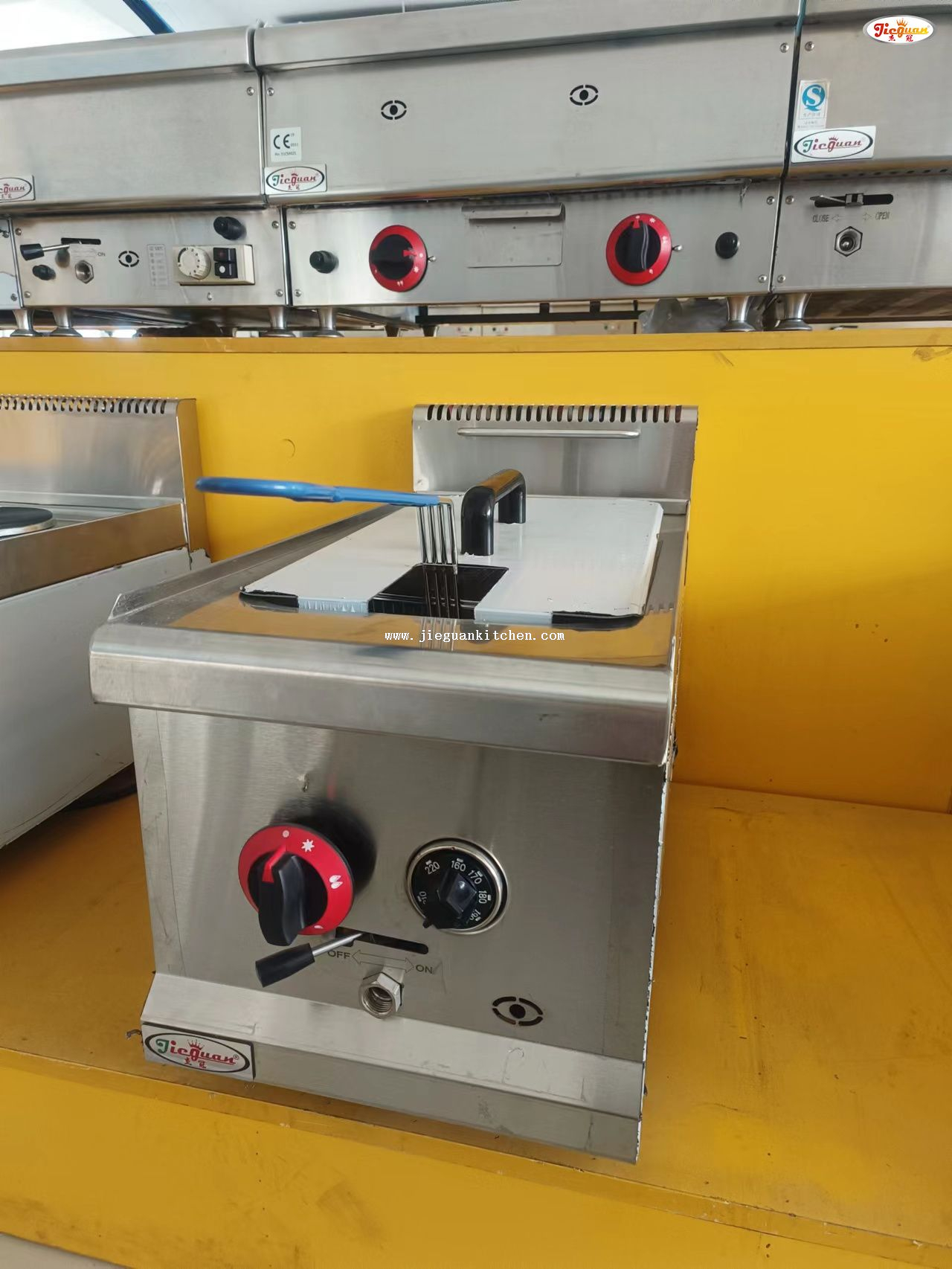 قلاية عميقة غاز بخزان واحد 14 لتر