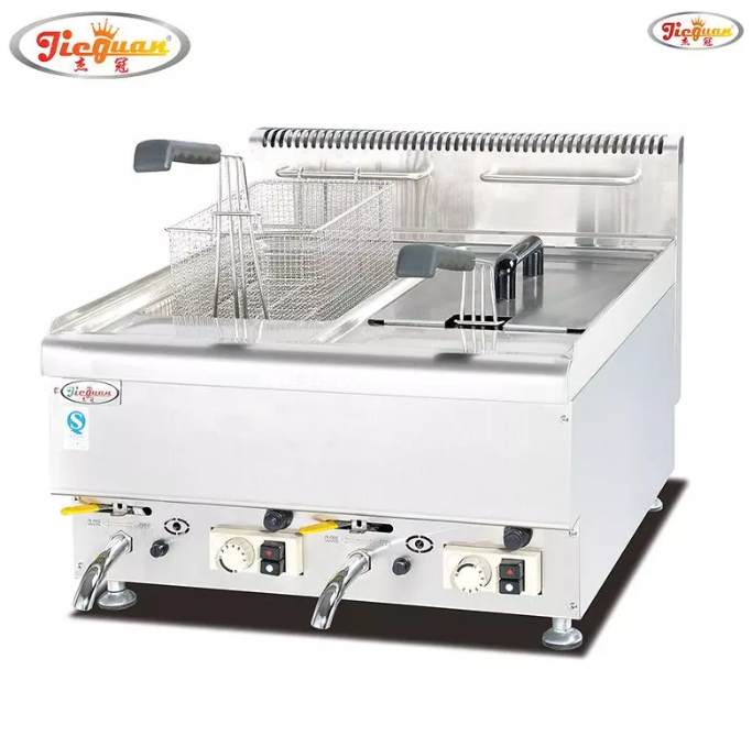 قلي غاز 14 لتر مع 2 خزان 