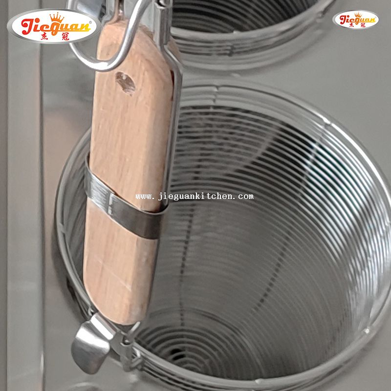 آلة طهي غلاية المعكرونة التجارية من الفولاذ المقاوم للصدأ 12 سلة