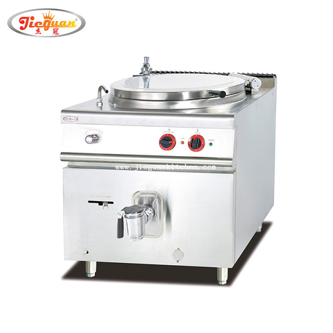 غلاية حساء كهربائية تجارية سعة 140 لترًا مع غلاف 