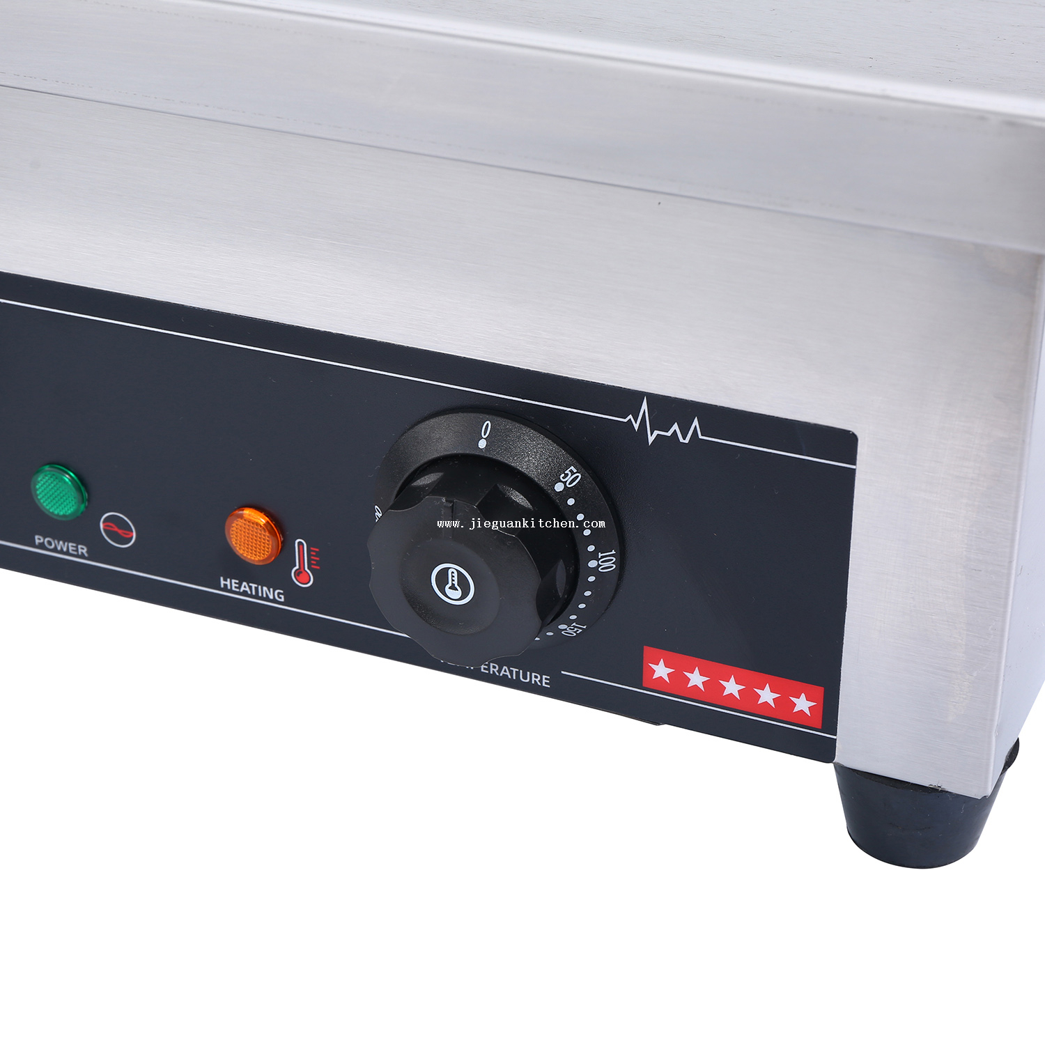 شواية كهربائية مسطحة تجارية مقاس 530 مم