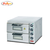 فرن بيتزا كهربائي صغير بطبقة مزدوجة للاستخدام التجاري 